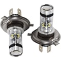 Miniatyrbillede 3 af 5: 100w Hvid LED Forlygte H4 Pære Til Yamaha Yzf R6 1999-2002 Pære