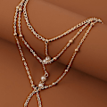 Miniatyrbillede 3 af 4: Guld Multi-layer Kæde Design Finger Armbånd
