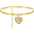 Miniatyrbild 1 av 5: Initial Anklets för Kvinnor Silver Anklet Guld Bokstav Anklet med Initialer Guld Anklets för Kvinnor Initial Anklet Silver Anklets för Kvinnor Initia