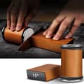 Knife Sharpener with Industrial Diamond - Rolling Knife Sharpener, Sharpening Wheel Tool with 15° and 20° Multi-angle Knife Sharpening Tool, Suitable for Kitchen Knives