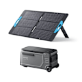 Miniatyrbild 1 av 6: Elektrisk kylare - Anker - Solix EverFrost2 - 58L - Solpanel 100W - 4,3 dagars kylning grå
