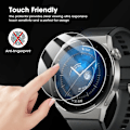 Miniatyrbild 3 av 6: Härdat glas för Huawei Watch GT 2 3 GT2 GT3 Pro 46mm GT Runner Smartwatch Skärmskydd Explosionssäker Film Tillbehör 3PCS For GT 3 Pro 46mm