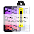 Miniatyrbild 1 av 6: Dammskyddsbehållare för iPad Pro 13 11 10 12.9 M4 M3 M2 för iPad Air Mini 6 7 Härdat HD Skärmskydd Autojusteringsverktyg For Ipad Mini 6 7