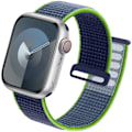 Miniatyrbild 1 av 5: Nylon Loop för Apple Watch Armband Ultra2 49mm 44mm 40mm 45mm 41mm 42mm Armband iwatch Serie apple watch band 9 8 se 7 6 5 3 lime 57 49mm-45mm-44mm-42MM