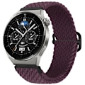 Miniatyrbild 1 av 6: 22mm 20mm Nylon Loop Armband för Huawei Watch 3/4/GT GT2 GT3 Pro 46mm 42mm Elastiskt Flätat Armband för Samsung Galaxy Watch Armband Cherry Huawei GT 2 46mm