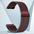 Miniatyrbild 1 av 6: 20mm 22mm Magnetisk Loop Rem För Samsung Galaxy Watch 3 4 5 40 44mm Armband Active 1/2 42/46mm Gear S3 för Bip GTR För Huawei gt 2 BRB 22mm