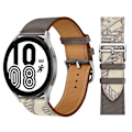 Miniatyrbild 1 av 6: 20mm 22mm Läderarmband För Samsung Galaxy watch 5 pro/Active 2/3/S3/Huawei GT-2-Pro Armband correa Galaxy Watch 7/6/5/4 armband etain-beton Amazfit bip-GTS 2