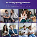 Miniatyrbild 6 av 6: NNBILI 3-pack Skärmskydd med Sekretessfilter Passar IPhone 16 15 14 13 12 PRO MAX Sekretesskydd Passar IPhone 11 PRO XS iPhone 12 3pcs