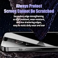 Miniatyrbild 5 av 6: Matt Keramiskt Sekretess Skärmskydd För iPhone 16 15 14 13 11 12 Pro Max Anti-spion Härdad Film iPhone 7 8 Plus XR XS SE 2022 For iPhone 15 Plus 5PCS