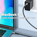 Miniatyrbild 5 av 6: UGOURD PD240W Ultrasnabb Laddningskabel Typ Usb C 100W typ c Laddarkabel för iphone 15 xiaomi MacBook Pro Med E-Marker-chip 2PCS 60W-3A BK 2m