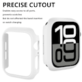 Miniatyrbild 5 av 6: Apple Watch 10 Series 42/46mm PC Matt Kantsskydd Stötfångare Lämplig för iWatch Series 10 42/46mm Ihåligt Skal Red For Series 10 42mm