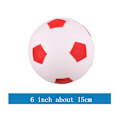Miniatyrbild 1 av 6: Gummibasketboll och fotboll för småbarn, lekplats, utomhus, förskola, skola, sensorisk integration, leksaker, Kinderspeelgoed Soccer Red White