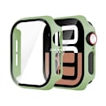 Miniatyrbild 1 av 6: Skärmskydd för Apple Watch-fodral 46MM 42MM HD Härdat Glas med Hård PC Stötfångare Skal för iWatch Serie 10 Skyddsfodral 18 Light mint Series 10 42mm