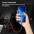 Miniatyrbild 6 av 6: Snabb USB-kabel för iPhone 14 13 12 11 Pro XS Max 5 6 7 8 Plus SE Apple iPad mini 2m 3m Sladd Mobiltelefon Data Laddare Kabel WHITE 1m