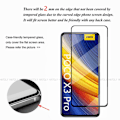 Miniatyrbild 2 av 6: 2/4 st Härdat Glas För Xiaomi Poco X3 Pro Skärmskydd Xiaomi Poco X3 Pro X3 NFC Full Lim Telefonskyddsfilm Xiaomi Poco X3 Pro 2PCS Tempered Glass Poco X3 NFC