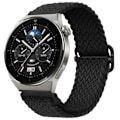 Miniatyrbild 4 av 6: 22mm 20mm Nylon Loop Armband för Huawei Watch 3/4/GT GT2 GT3 Pro 46mm 42mm Elastiskt Flätat Armband för Samsung Galaxy Watch Armband Lime green Huawei Watch 3 Pro
