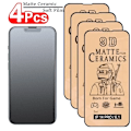 Miniatyrbild 1 av 6: 4 st Mjuk Matt Keramisk Film för iPhone 16 Pro Max Skärmskydd för iPhone 13 12 11 X XR XS Max Mini 7 8 6 14 15 Plus SE For iPhone XS Max 4PCS