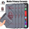 Miniatyrbild 1 av 6: 1-4st Matt Keramiskt Sekretess Skärmskydd för iPhone 14 PRO MAX 7 8 16 Plus Anti-spion Film för iPhone 11 12 13 15 Pro XS Max For iPhone XR HD