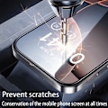 Miniatyrbild 5 av 6: 4 st Full Cover Härdat Glas För iPhone 16 15 14 13 12 11 Pro Max Mini Skärmskydd För iPhone 7 8 Plus X XS Max XR Glas For iPhone 13 Mini 4 pieces