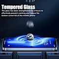 Miniatyrbild 3 av 6: NNBILI 4 st Härdat Glas För IPhone 16 15 14 13 12 11 Pro Max Skärmskydd För IPhone 12 13 Mini 16E Högupplöst Glas For iPhone 12 Pro