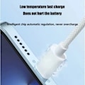 Miniatyrbild 6 av 6: PD 20W USB C-kabel för iPhone 14 13 12 11 Pro Max Xs 8 Plus iPad Sladd 3A Snabbladdningskabel Typ C Datakabel för iPhone PURPLE 1m