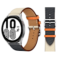Miniatyrbild 1 av 6: 20mm 22mm Läderarmband För Samsung Galaxy watch 5 pro/Active 2/3/S3/Huawei GT-2-Pro Armband correa Galaxy Watch 7/6/5/4 armband indigo-craie Galaxy 5-5 pro