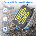 Miniatyrbild 4 av 6: Skärmskyddsfodral med full täckning för Xiaomi Redmi Watch 5 Active Lite Fodral Härdat Glas Anti-repor Film Stötfångare Skyddande Pink PC ForRedmiWatch5Lite
