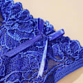 Miniatyrbild 5 av 6: ALLTOOALL Sexiga spetsunderkläder för kvinnor, låg midja, justerbara stringtrosor, transparent G-string, kvinnliga, andningsbara underbyxor, underkläder BLUE 40-70KG