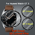 Miniatyrbild 6 av 6: Skärmskydd för Huawei Watch GT 3 2e GT3 GT 2 pro 42mm 46mm Smartklocka Skyddsfilm för Huawei GT3 Pro GT4 Mjukt Glas 2PCS For GT 2 46mm