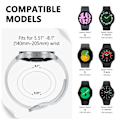 Miniatyrbild 5 av 6: Silikonarmband för Samsung Galaxy Watch 7 6 5 4 44mm 40mm pro 45mm Sport 20mm Klockarmband Armband Galaxy Watch6 Classic 43mm 47mm official Wine red Watch 7 6 5 44mm