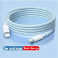Miniatyrbild 3 av 6: PD 20W USB C-kabel för iPhone 14 13 12 11 Pro Max Xs 8 Plus iPad Sladd 3A Snabbladdningskabel Typ C Datakabel för iPhone Blue 1.5m