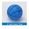 Miniatyrbild 1 av 6: Gummibasketboll och fotboll för småbarn, lekplats, utomhus, förskola, skola, sensorisk integration, leksaker, Kinderspeelgoed Basketball Blue