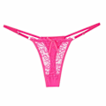 Miniatyrbild 1 av 6: ALLTOOALL Sexiga spetsunderkläder för kvinnor, låg midja, justerbara stringtrosor, transparent G-string, kvinnliga, andningsbara underbyxor, underkläder ROSE 40-70KG