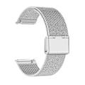 Miniatyrbild 1 av 6: 22mm 20mm Rostfritt Stål Armband För Amazfit Bip 6 5 Band För Amazfit Active 2/GTS 4 3/GTR 4 3 2/Cheetah Square/Round/Balance 2 Silver-M2 Amazfit Bip 6 5