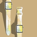 Miniatyrbild 1 av 6: Svart Unity-armband för Apple Watch-armband 44mm 45mm Ultra 2 49mm 41mm 40mm Tryckt silikon leopardarmband iWatch 9 8 7 6 5 4 SE 15 maple color 49mm 45mm 44mm 42mm