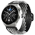 Miniatyrbild 5 av 6: 22mm 20mm Nylon Loop Armband för Huawei Watch 3/4/GT GT2 GT3 Pro 46mm 42mm Elastiskt Flätat Armband för Samsung Galaxy Watch Armband Lime green Huawei Watch 4 Pro