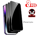 Miniatyrbild 1 av 6: NNBILI 3-pack Skärmskydd med Sekretessfilter Passar IPhone 16 15 14 13 12 PRO MAX Sekretesskydd Passar IPhone 11 PRO XS iPhone 6plus 3pcs