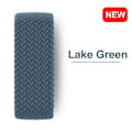 Miniatyrbild 1 av 6: Armband för Apple Watch Series 10 46mm 42mm 9 7 8 5 SE 6 44mm 45mm 40mm 38 41mm Ultra2 49mm armband correa Flätad Solo Loop Rem Lake Green 38 40 41 S10-42mm-S