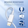 Miniatyrbild 2 av 6: 30W PD USB Typ C Snabbladdningskabel För iPhone 15 14 13 12 11 Pro Max XS X XR 8 7 Plus Laddningskabel För Apple iPad Datalina 30W USB C Cable 1m