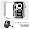 Miniatyrbild 3 av 6: Apple Watch 10 Series 42/46mm PC Matt Kantsskydd Stötfångare Lämplig för iWatch Series 10 42/46mm Ihåligt Skal Yellow For Series 10 42mm