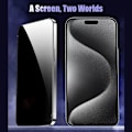 Miniatyrbild 4 av 6: Matt Keramiskt Sekretess Skärmskydd För iPhone 16 15 14 13 11 12 Pro Max Anti-spion Härdad Film iPhone 7 8 Plus XR XS SE 2022 For iPhone 12 4PCS