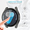 Miniatyrbild 3 av 6: Skal för Samsung Galaxy Watch FE 7 44mm 40mm Skärmskydd Allround Stötfångare Mjuk TPU Skyddande Galaxy Watch 7 Fodral gold Galaxy watch FE 40mm