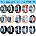 Miniatyrbild 2 av 6: Nylonarmband för Huawei Watch Fit 4 3 Vävda Sport Smartwatch Armband Correa Huawei Watch Fit 4/4 Pro Armband Klockarmband Deep Navy Blue Huawei Watch Fit 4
