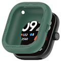 Miniatyrbild 1 av 6: För Redmi watch 4 Silikonfodral Stötfångare Smartwatch Tillbehör Skyddande Skal för Xiaomi Redmi Watch 4 Skyddsram Dark Green for Redmi watch 4