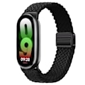 Miniatyrbild 3 av 6: Nylonflätat armband för Xiaomi Band 9/8 Magnetiskt spänne Andningsbart Utbytbart Armband Mi Band 8/9 Justerbar Correa Graphite ash For Mi Band 8