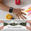Miniatyrbild 5 av 6: Armband för Redmi Watch 5 Active/5 Lite tillbehör Ersättningsarmband Elastisk Böhmen Nylon Correa armband Redmi Watch 5 Lite Cool gray Redmi watch 5 lite