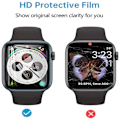 Miniatyrbild 6 av 6: Skärmskyddsfilm för Apple Watch Series 10 46mm 42mm Mjuk TPU Hydrogel HD Klar Film för iWatch 10 42MM 46MM Tillbehör 2PCS Series 10 46MM