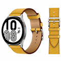 Miniatyrbild 1 av 6: 20mm 22mm Läderarmband För Samsung Galaxy watch 5 pro/Active 2/3/S3/Huawei GT-2-Pro Armband correa Galaxy Watch 7/6/5/4 armband jaune ambre Galaxy 4-4 Classic