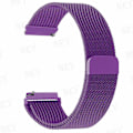 Miniatyrbild 1 av 5: Milanese Armband för Xiaomi Redmi Watch 5 Active Metallögla Rostfritt Stål Armband Redmi Watch 5 Lite Magnetisk 20mm-22mm Armband pruple 9 22MM watch band