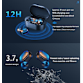 Miniatyrbild 4 av 4: Mini TWS True Wireless 5.0 Bluetooth In Ear Macaron A7S öronproppar blue E7S